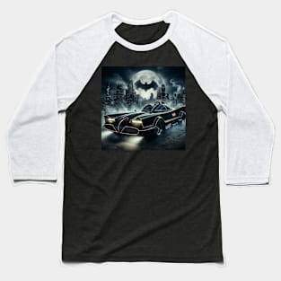 The Classic Batmobile Baseball T-Shirt